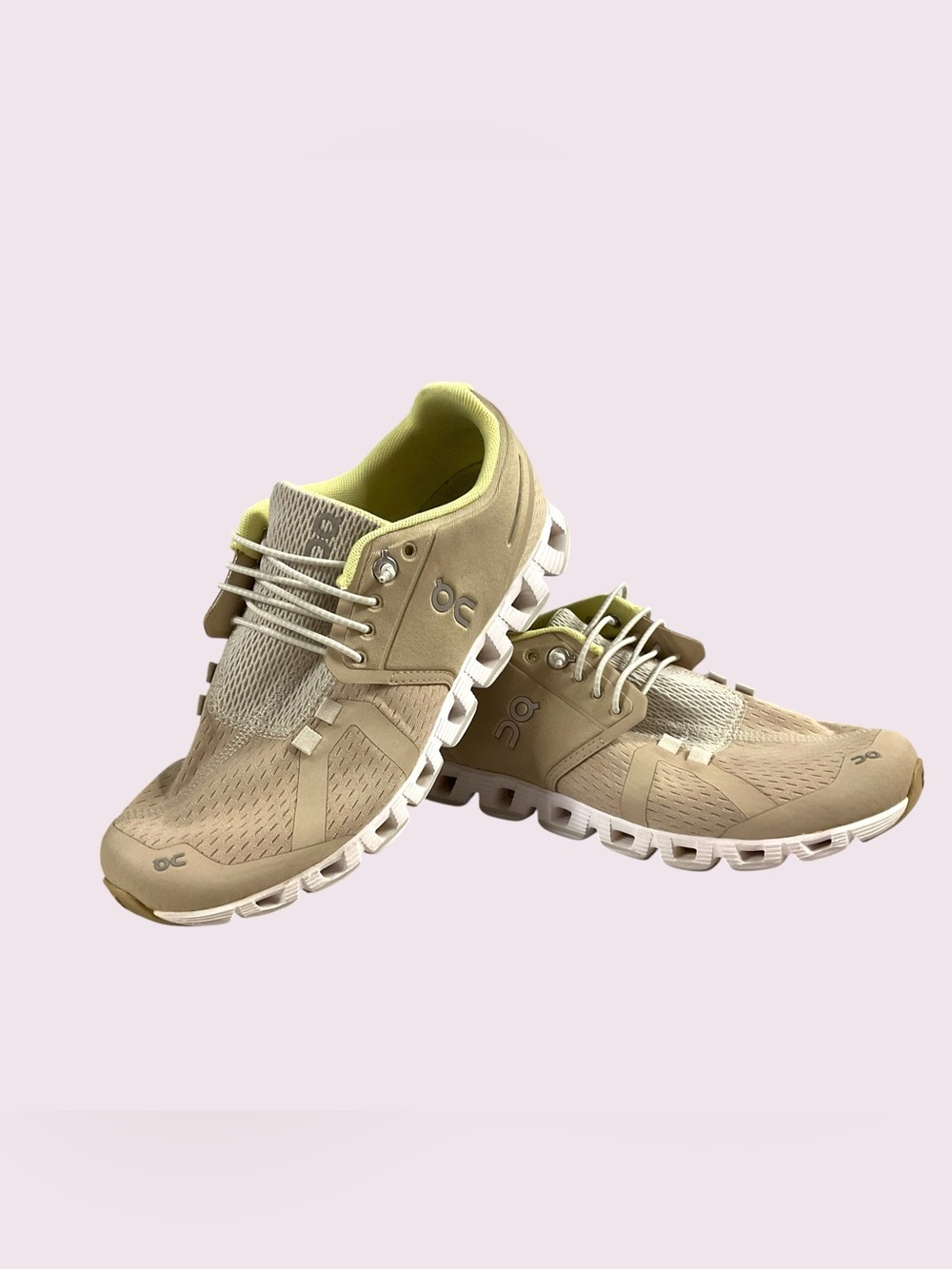 On Running Cloud Women's Beige Sneakers Size 7.5